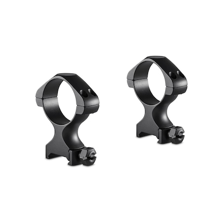 Hawke Optics Hawke Sport Optics  34 mm High Precision Steel Rings Weaver with Nut - Black, 2 Piece 23022